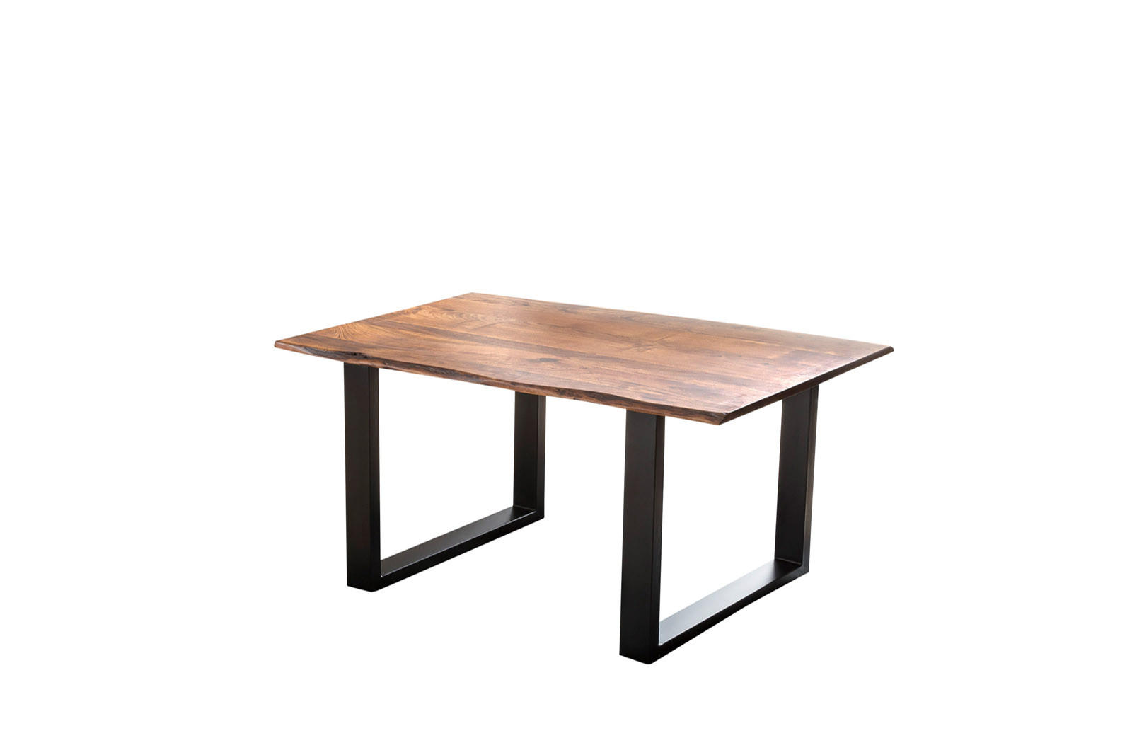 ESSTISCH LAURINA - Nussbaumfarben/Walnussfarben, Holz/Metall (80/140/77cm) - SAM
