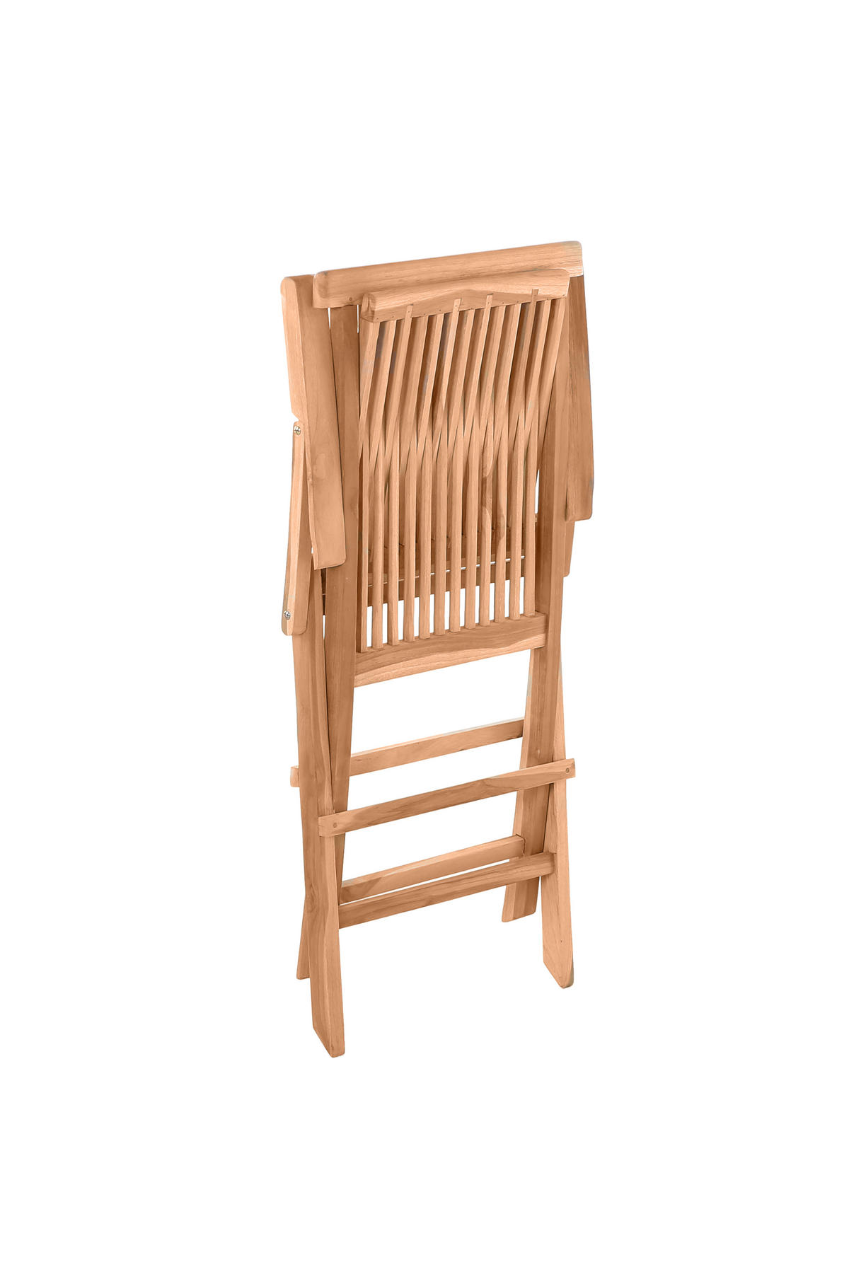 GARTENSESSEL Teaka mit Armlehnen, 2er-Set,Teakholz, klappbar - Naturfarben, Holz (55.5/89/51cm) - TPFGarden