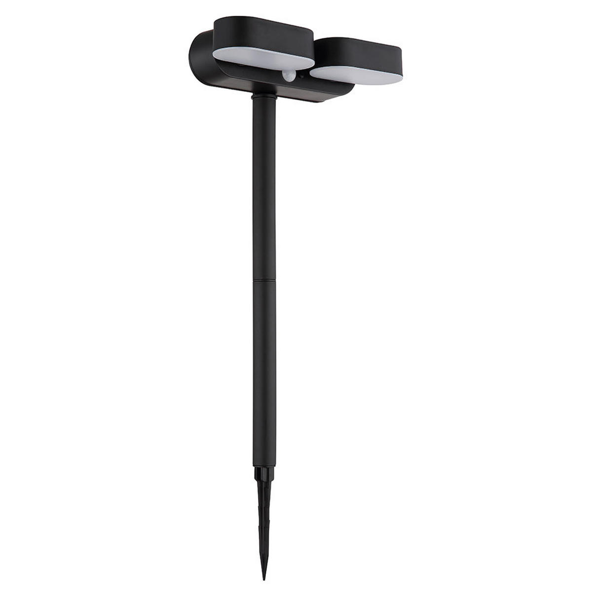 LED AUSSENLEUCHTE Kunststoff Schwarz 2x - Schwarz, Kunststoff (23/10.3/55cm) - Globo Lighting