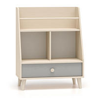 BÜCHERREGAL Mevel Wüstensand / Palladiumgrau 72 / 36 / 90cm - Braun/Grau, Holz/Holzwerkstoff (72/90/36cm) - Feldmann-Wohnen