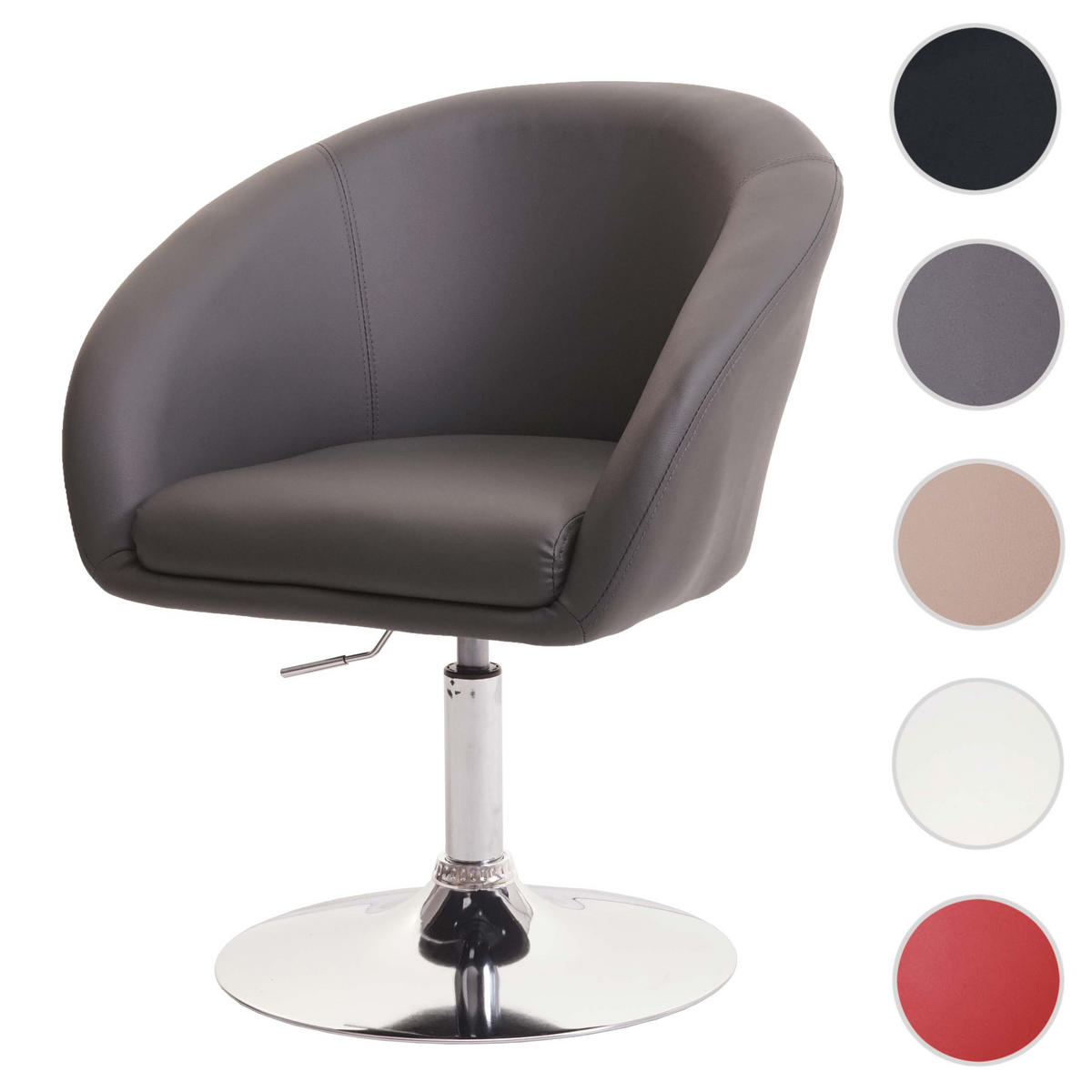 ESSZIMMERSTUHL Grau - Grau, Textil (59/90/60cm) - MCW