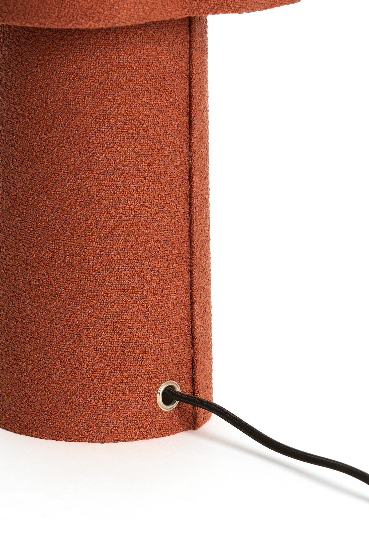 TISCHLAMPE Musaby Orange Ø25/50 cm - Orange, Textil (25/25/48.5cm) - Light & Living