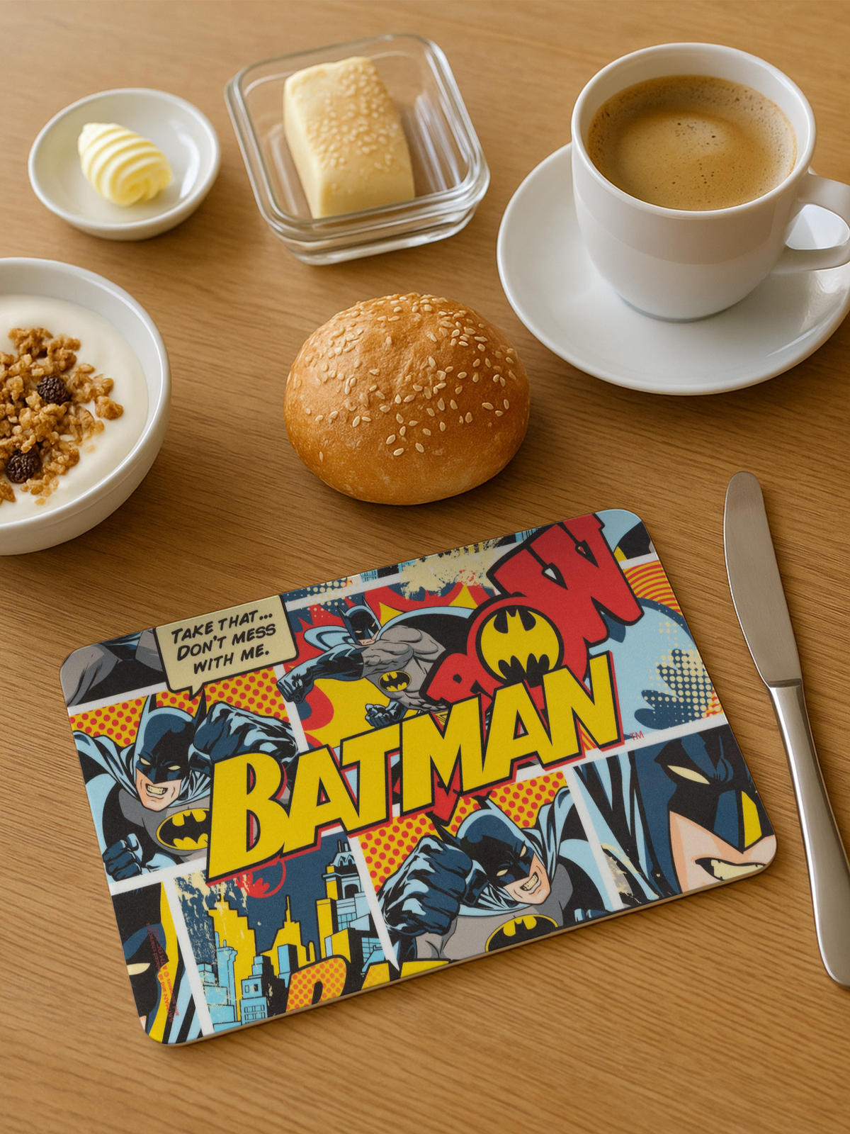 BRETTCHEN DC Comics Batman Mehrfarbig 14,5 x 23,5 cm - Multicolor, Kunststoff (14.5/23.5cm) - DC Comics