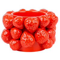 ÜBERTOPF Fragola ø16 cm - Rot, Keramik (16/10/16cm) - FURNARO