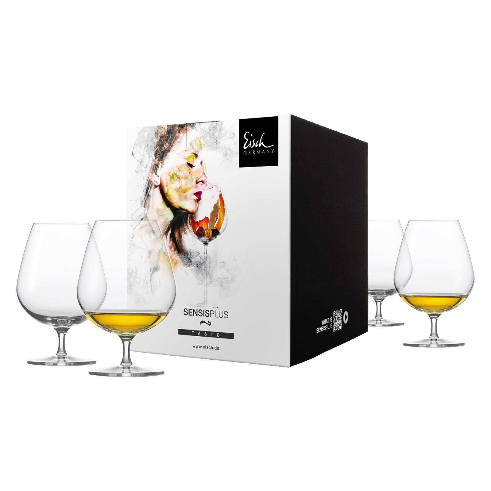 COGNACGLÄSER Superior SensisPlus transparent 610 ml 4er Set - Transparent, Glas (0.61L) - Eisch