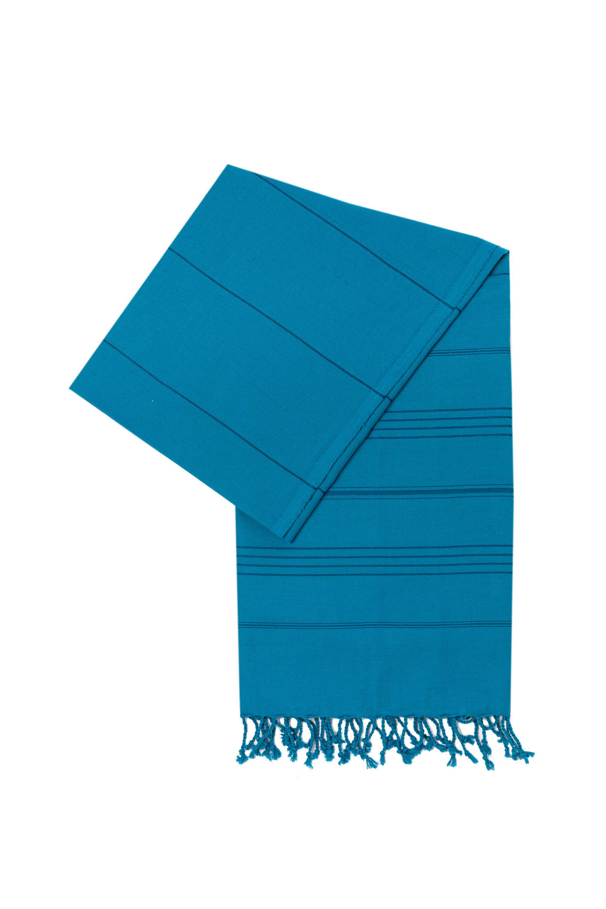 UNIFARBE D Blau Strandtuch Hamamtuch Saunatuch für Babys geeignet 100%Baumwolle - Dunkelblau, Textil (100/180cm) - Villa Möbel