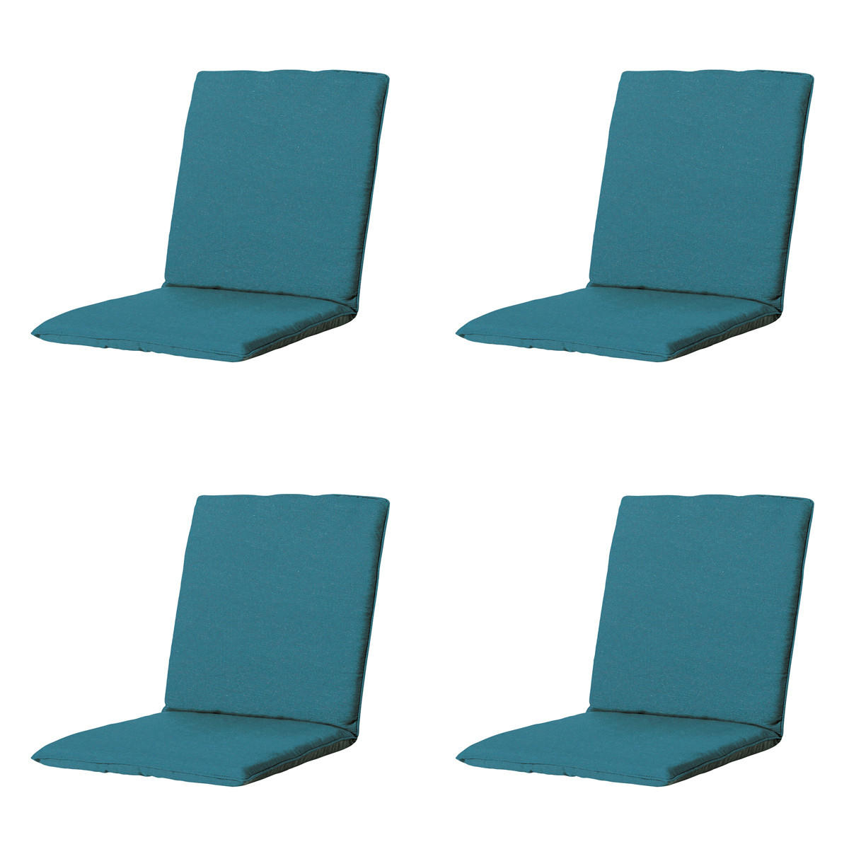 GARTENSTUHLKISSEN Panama 97/49 cm 4er-Set - Petrol, Textil (49/6/97cm) - Madison