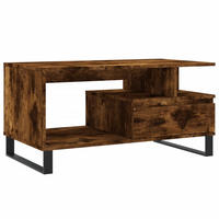 COUCHTISCH Räuchereiche 90x49x45 cm Holzwerkstoff - Braun, Holzwerkstoff (90/49/45cm) - furnicato