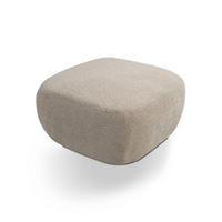 POLSTERHOCKER AMICO Modern Sitzhocker, Fußhocker Beige - Beige, Holzwerkstoff/Kunststoff (75/39/75cm) - MASSENO