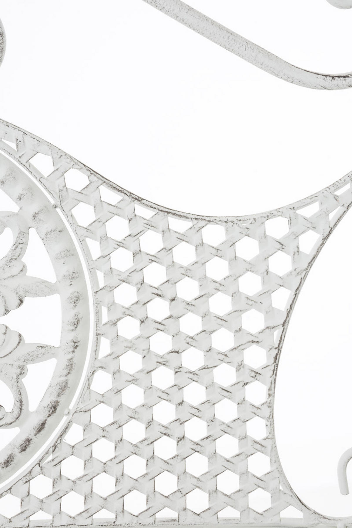 STANDREGAL Anic antik weiß - Creme, Metall (61/153/33cm) - TPFGarden