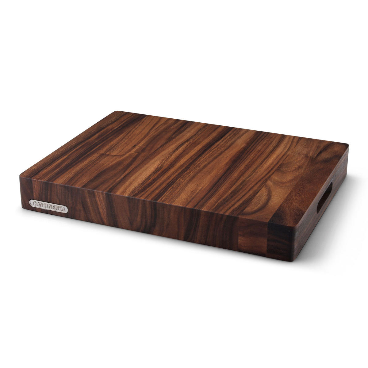 HACKBLOCK, Akazienholz, 48 x 36 x 6 cm - Braun, Holz (37/50cm) - Continenta