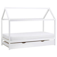 KINDERBETT 90x200 cm Weiß Crillon - Weiß, Holz (90/200cm) - Beliani