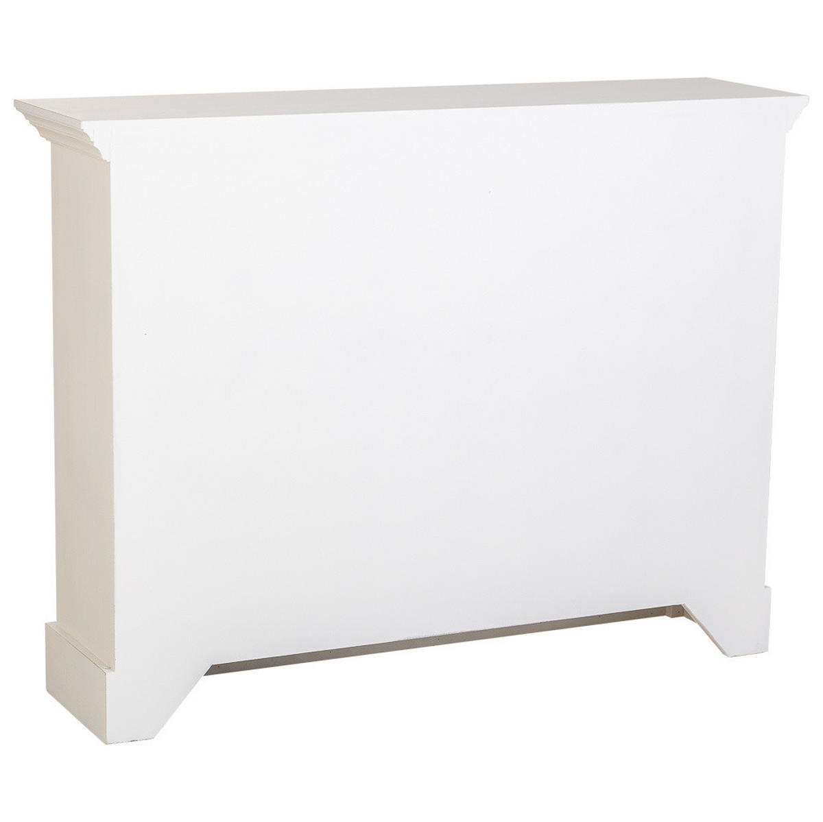 HOLZSCHRANK mit 2 Türen 130x33x99 cm - Weiß, Holz (130/99/33cm) - Wanderlust