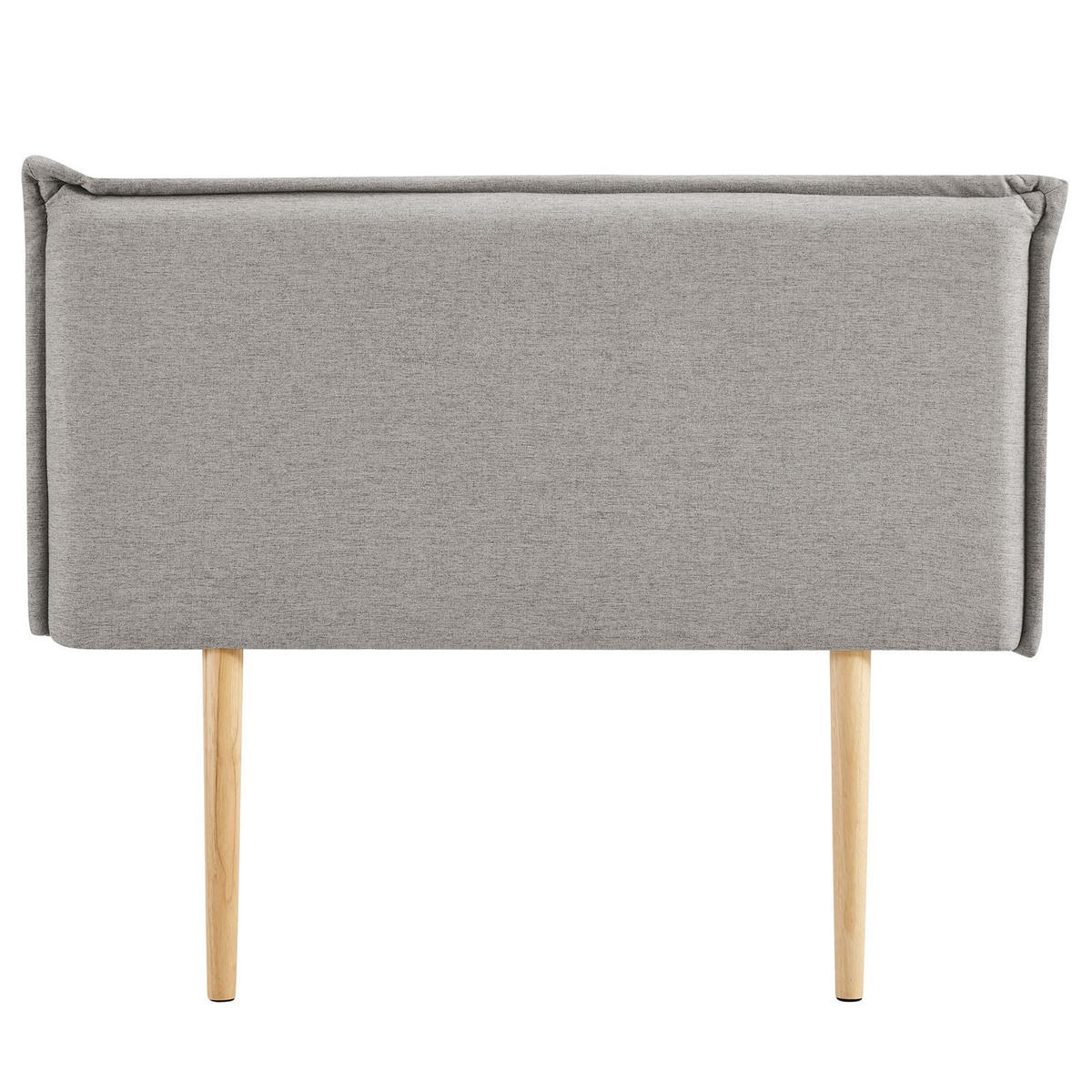 KOPFTEIL BASOL 120X190 CM - Grau, Textil (121/99/7cm) - IDIMEX