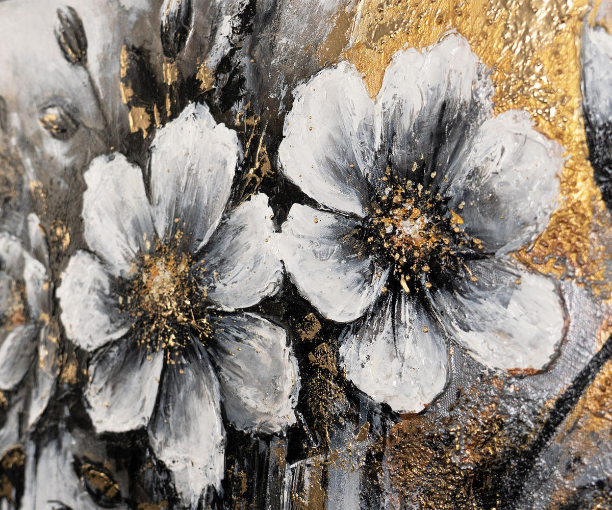 GEMÄLDE Glühen der Farben auf Keilrahmen 115x50 cm - Braun, Holz (115/50cm) - YS-art gallery