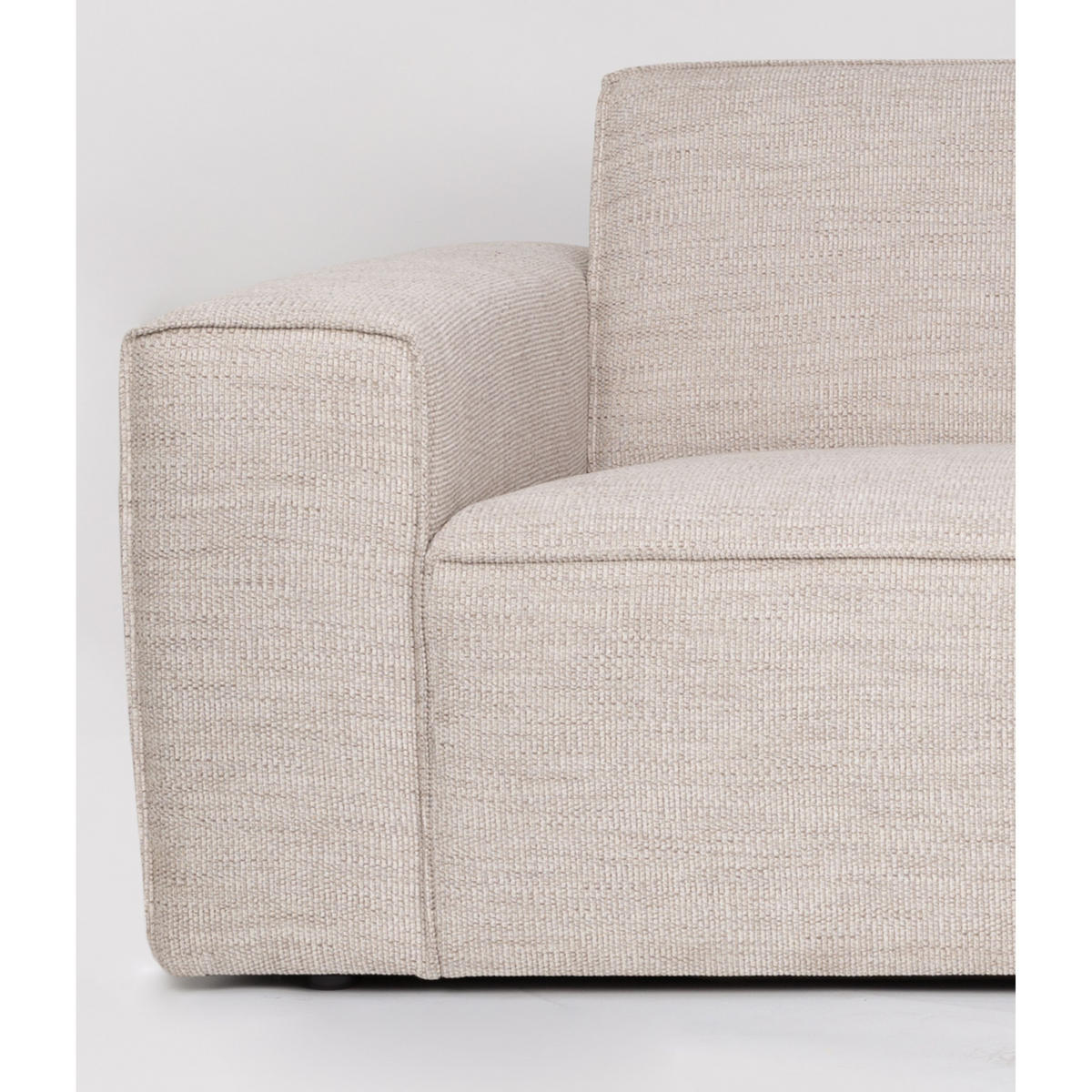 SOFA 2,5-SITZER Bor Latte/ Beige - Beige/Braun, Textil (200/74/94cm) - Zuiver