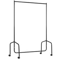 KLEIDERSTÄNDER Schwarz 150/60/170 cm - Schwarz, Metall (60/170/120cm) - PANGIVO