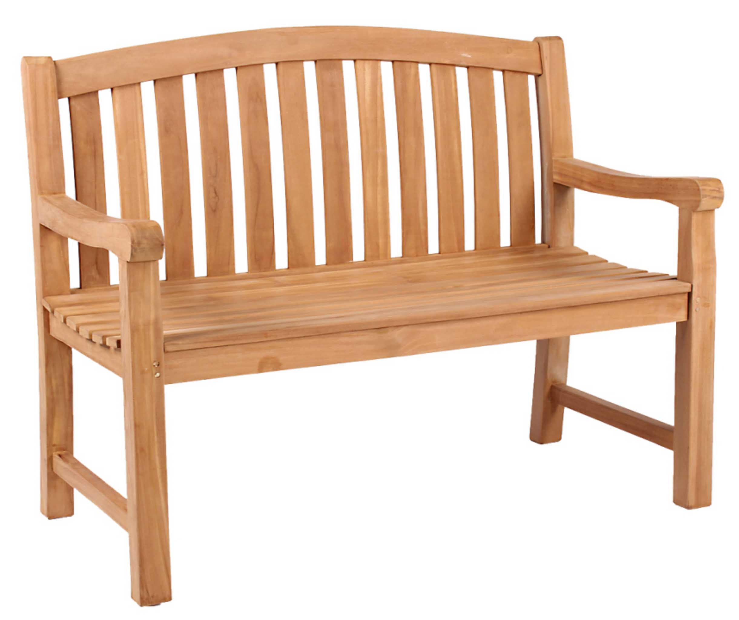 GARTENBANK Swindon - Naturfarben, Holz (120/94/58cm) - Mr. Deko