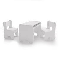 KINDERSITZGRUPPE Miki - Weiß, Holzwerkstoff (70/55/40cm) - RAUMHIRSCH FURNITURE
