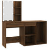 SCHMINKTISCH Cole 75/40/80 cm - Braun, Holzwerkstoff (75/80/40cm) - Nettlife