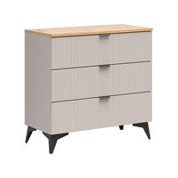 KOMMODE Vicky Kaschmir - Beige, Holzwerkstoff (85/82/41cm) - Petits-meubles