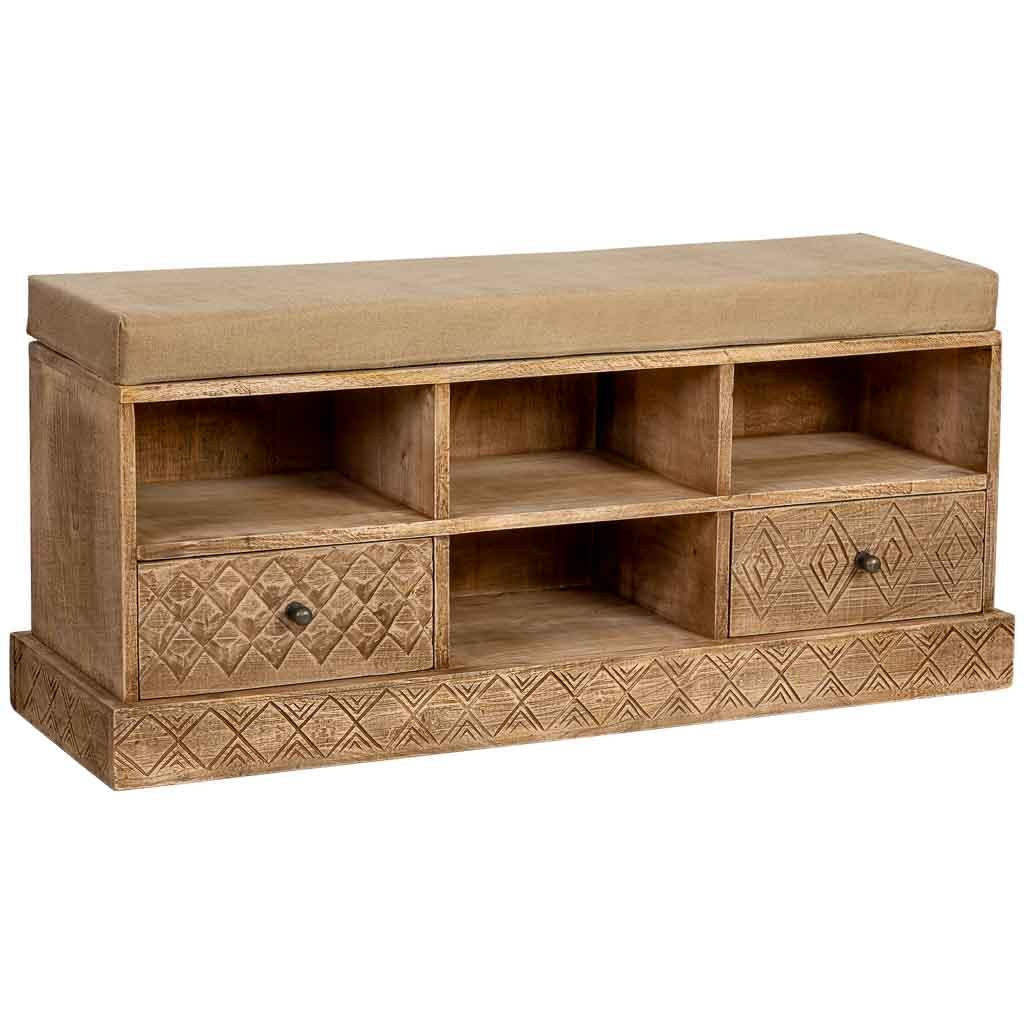 Wanderlust Bank Natur 104x48x33 cm