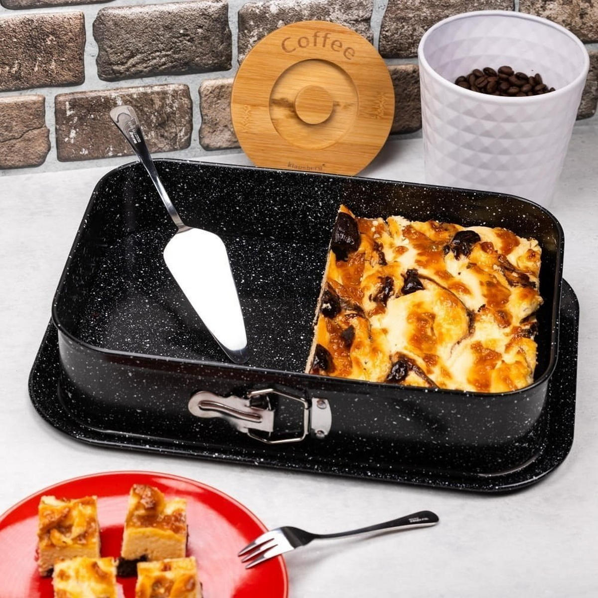 BACKFORM Schwarz 39/27/7.5 cm KH1786 - Schwarz, Metall (27/7.5/39cm) - Kinghoff 