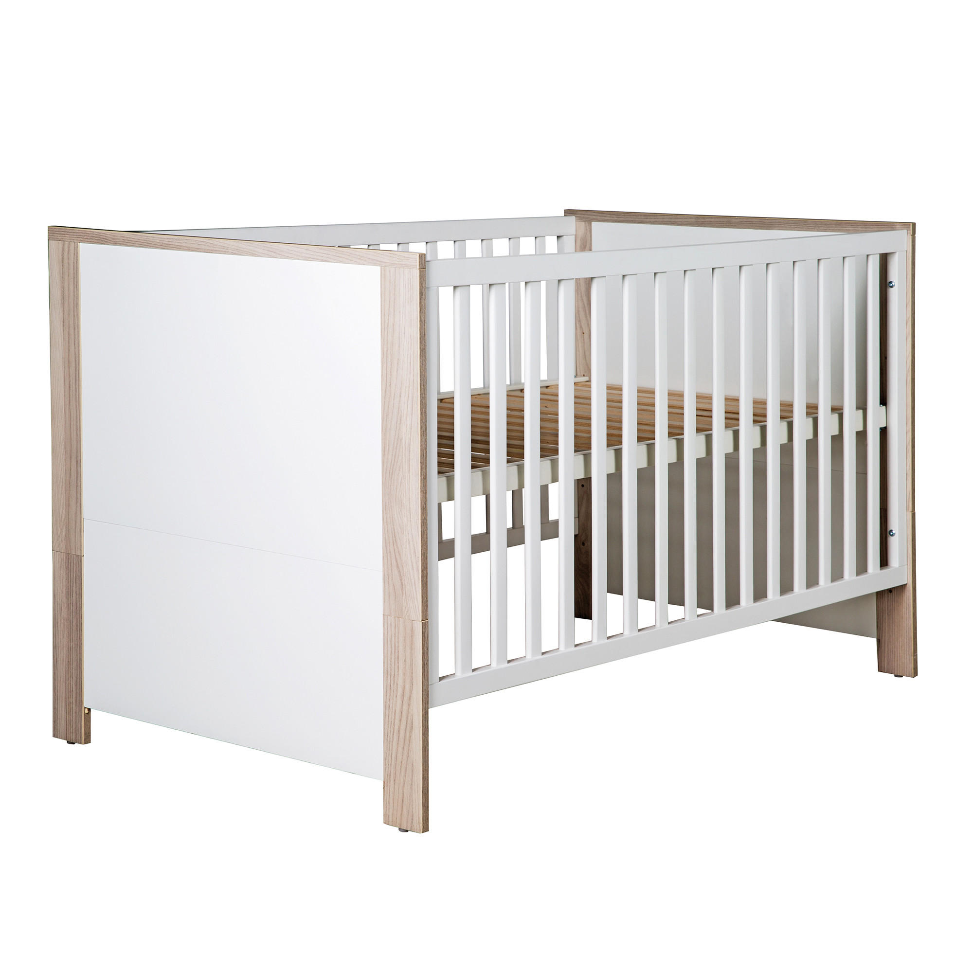 KOMPLETTBETTSETT Olaf 70 x 140 cm - Weiß, Holzwerkstoff (76/82/142.5cm) - Roba