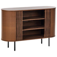 SIDEBOARD Dunkelbraun Taroon - Dunkelbraun, Holzwerkstoff (120/80/40cm) - Beliani
