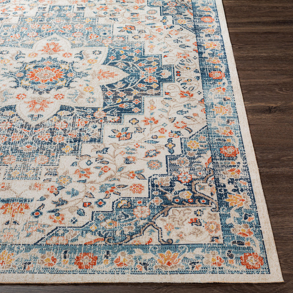 VINTAGE-TEPPICH 160/213 cm Blau - Blau, Kunststoff/Textil (160/213cm) - LIVABLISS