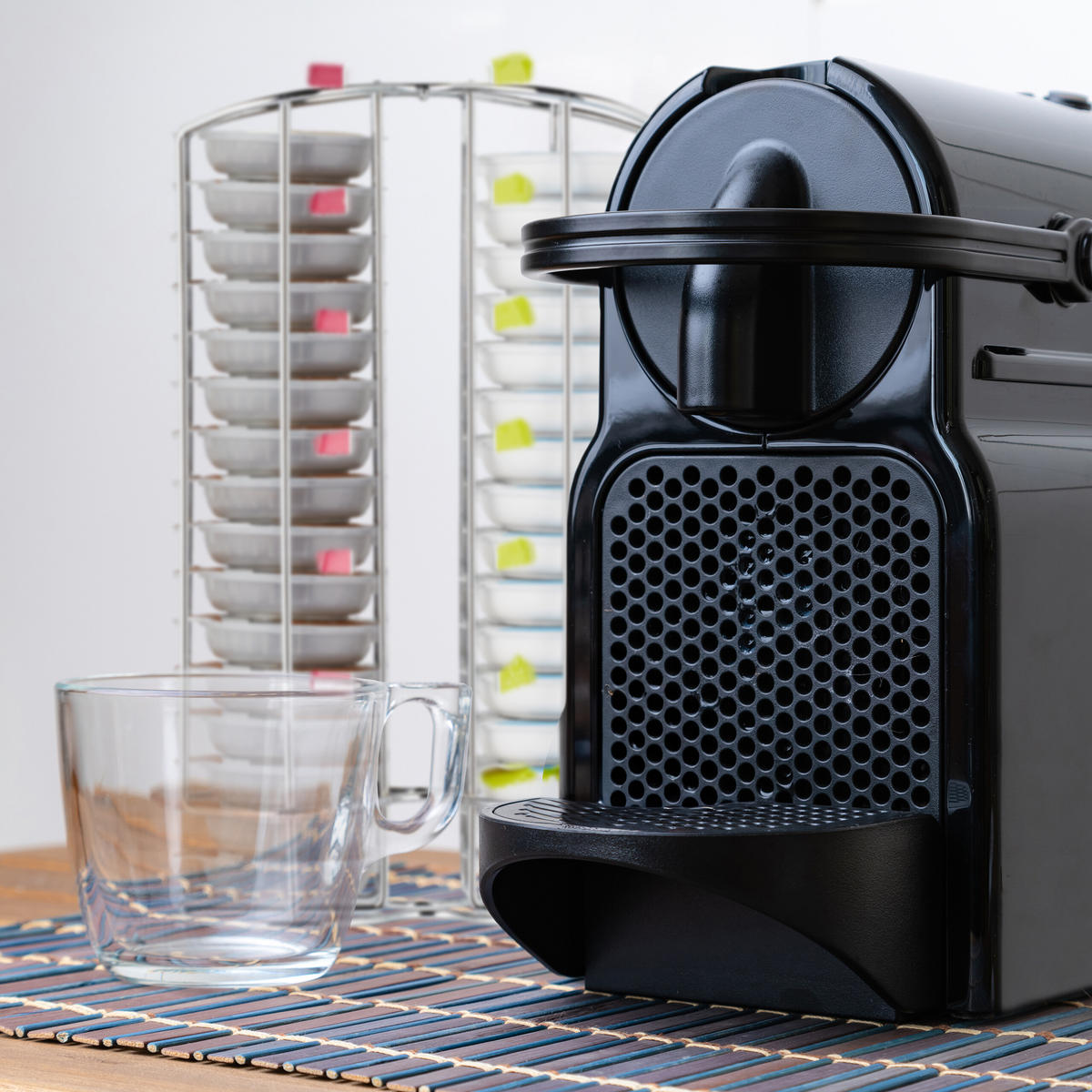 KAPSELHALTER - Silberfarben, Metall (18/29/8.5cm) - Relaxdays