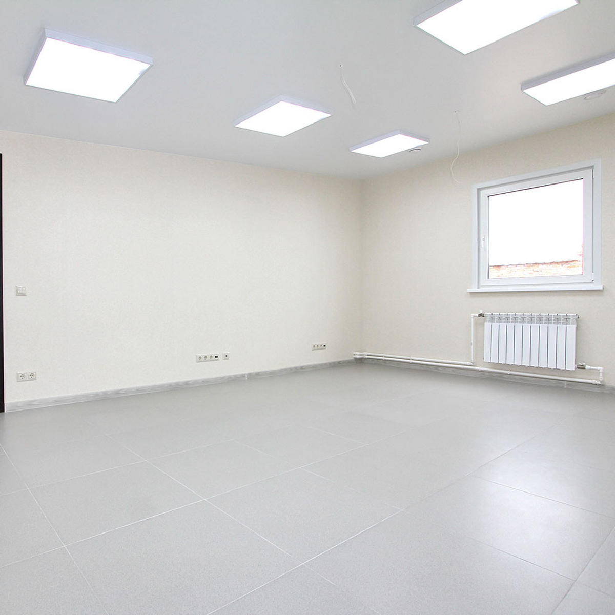 LED DECKENLEUCHTE Panel Weiß - Weiß, Kunststoff (59.5/59.5/3cm)