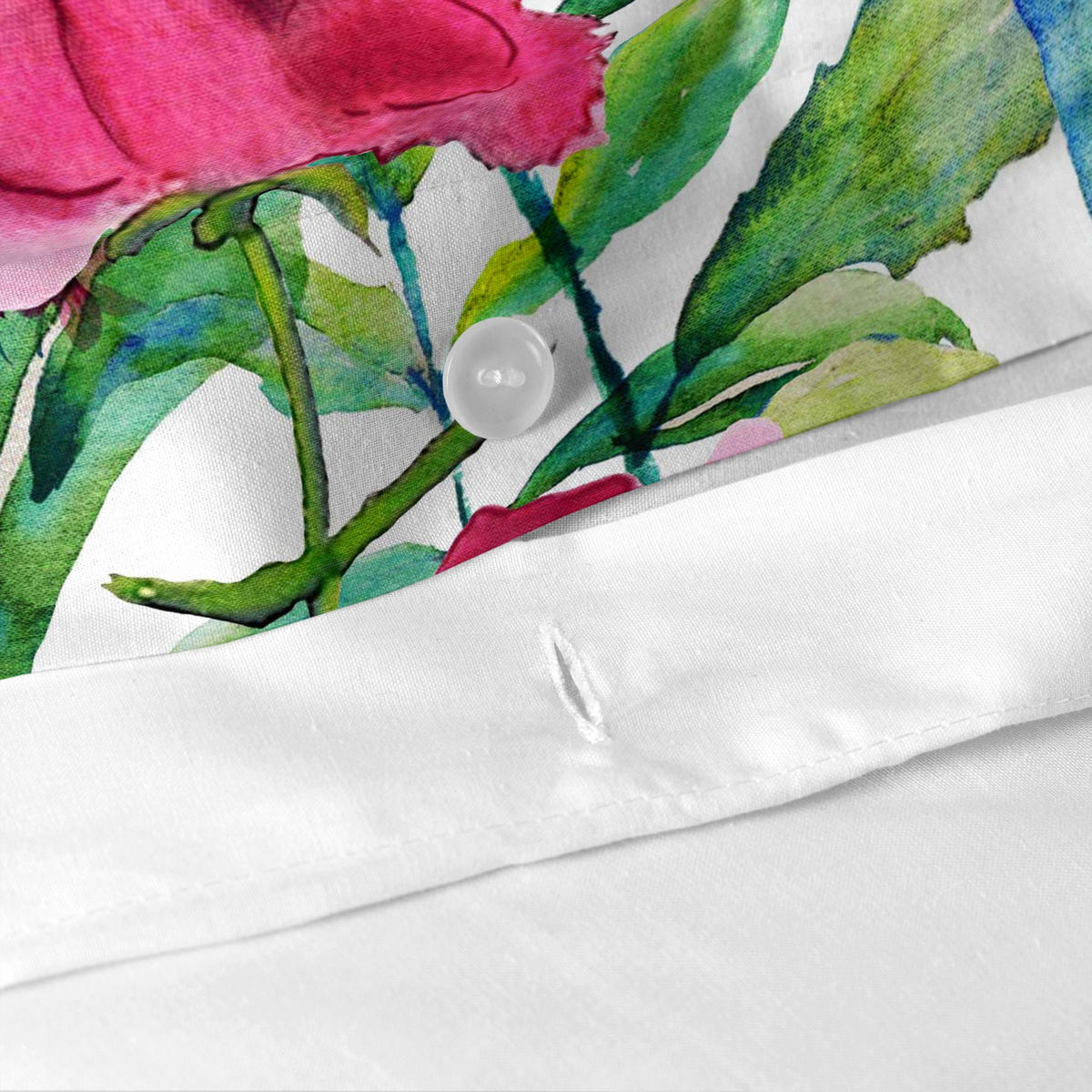 BETTBEZUG cassia 155x220 cm (komfortgrösse) mehrfarbig - Multicolor, Textil (155/220cm) - Happy Friday