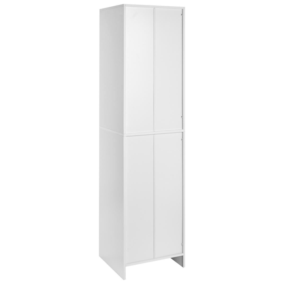 DULAP DE PANTOFI alb Canberra - alb, compozit lemnos (43/170/40cm) - Beliani