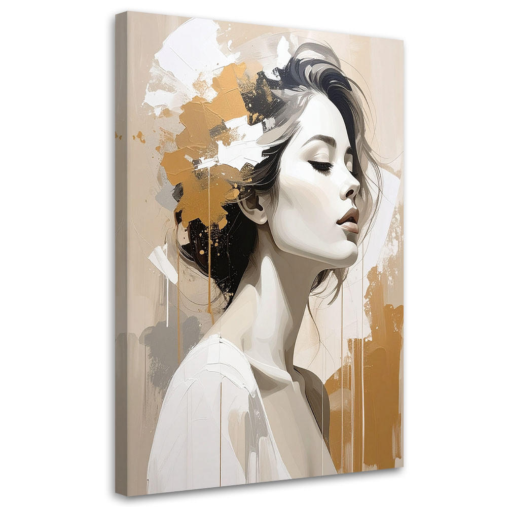 Feeby Wandbild, Weiß 70x100 cm
