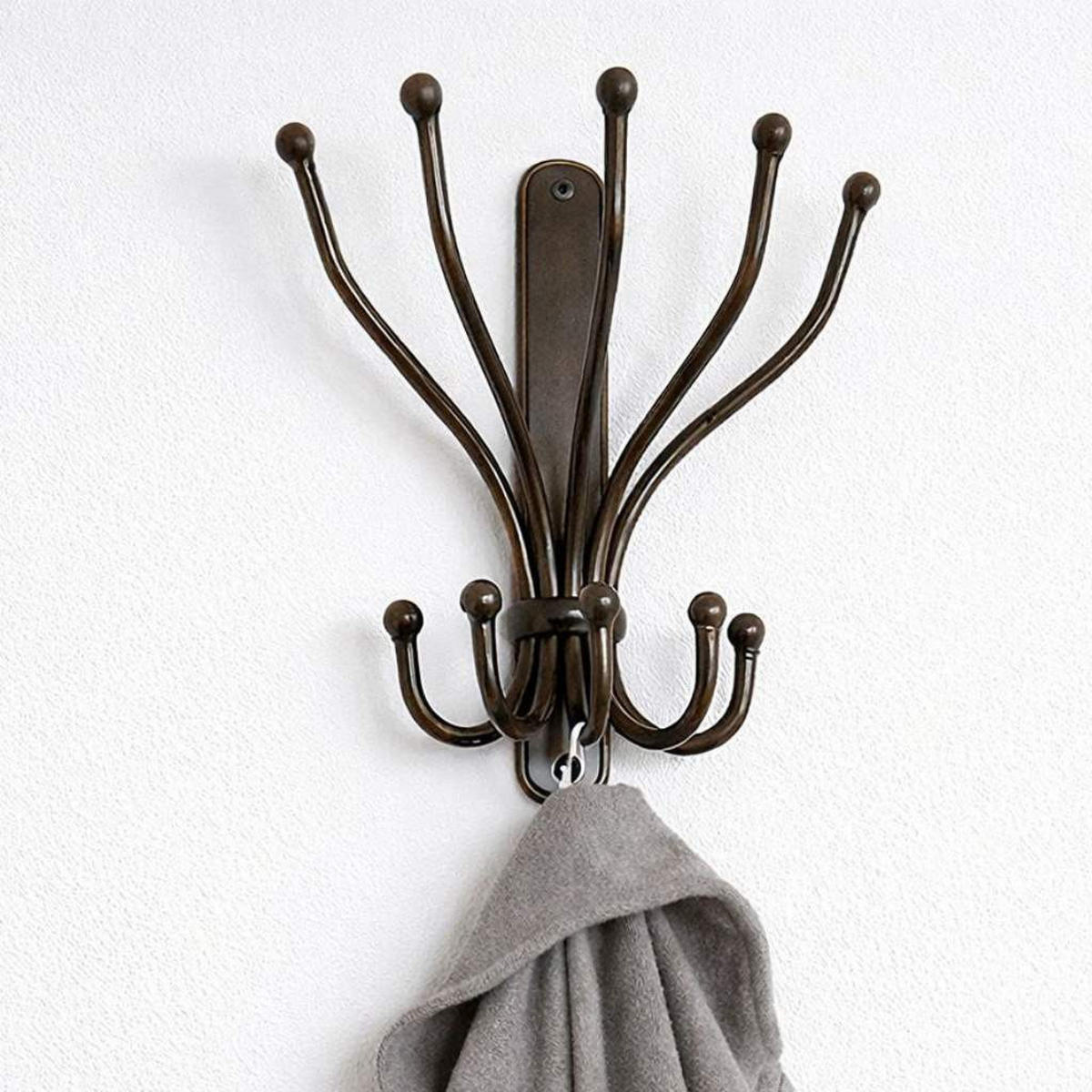 WANDHAKEN Steve Kleiderhaken schwarz - Schwarz, Metall (22/25/10cm) - DanDiBo