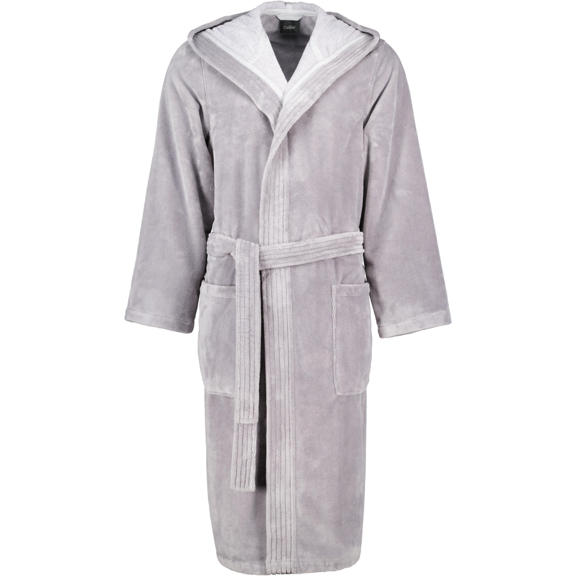 BADEMANTEL HERREN KAPUZE 801 GRAPHIT - 73 - Grau, Textil (Snull) - Cawoe