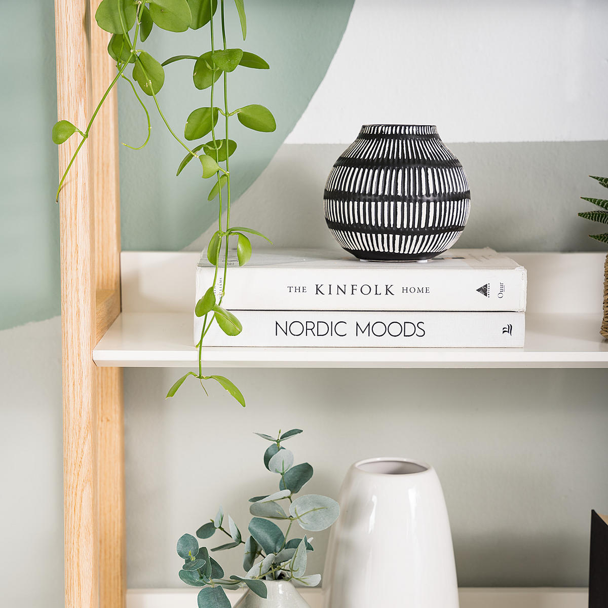 LEITERREGAL - Weiß, Holzwerkstoff (80/180/40cm) - home24