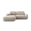 ECKSOFA MOLLY L Links QUELLE 03 mit Schlaffunktion - Beige, Textil (275/175cm) - Bedante