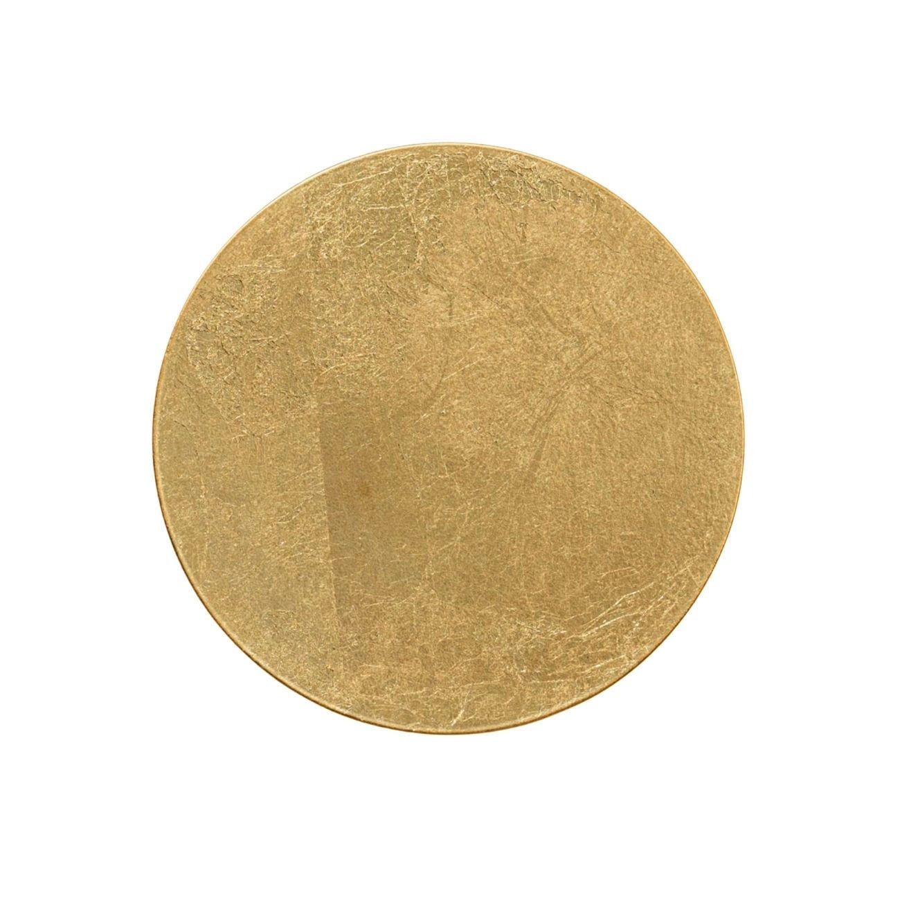 WANDLEUCHTE Lunar, Gold, 14cm - Goldfarben, Metall (14/14/3cm) - KOSILUM