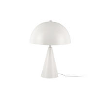 TISCHLAMPE Pilz Sublime Ø 25 cm - Weiß, Metall (25/25/35cm) - Leitmotiv