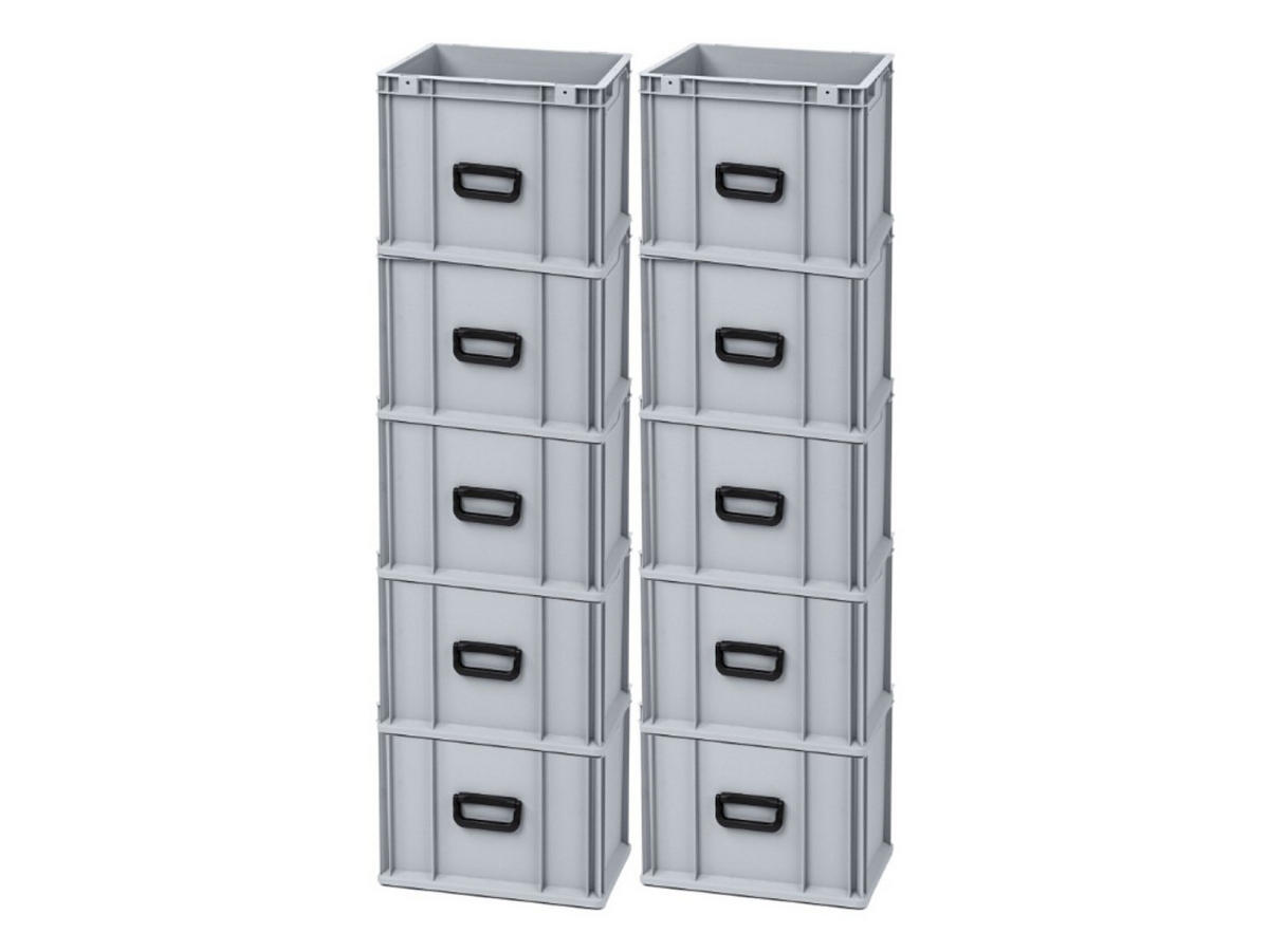 EUROBOX Nextgen Portable Uno 32x30x40cm 30 Liter - Grau, Kunststoff (30/32/40cm) - PROREGAL