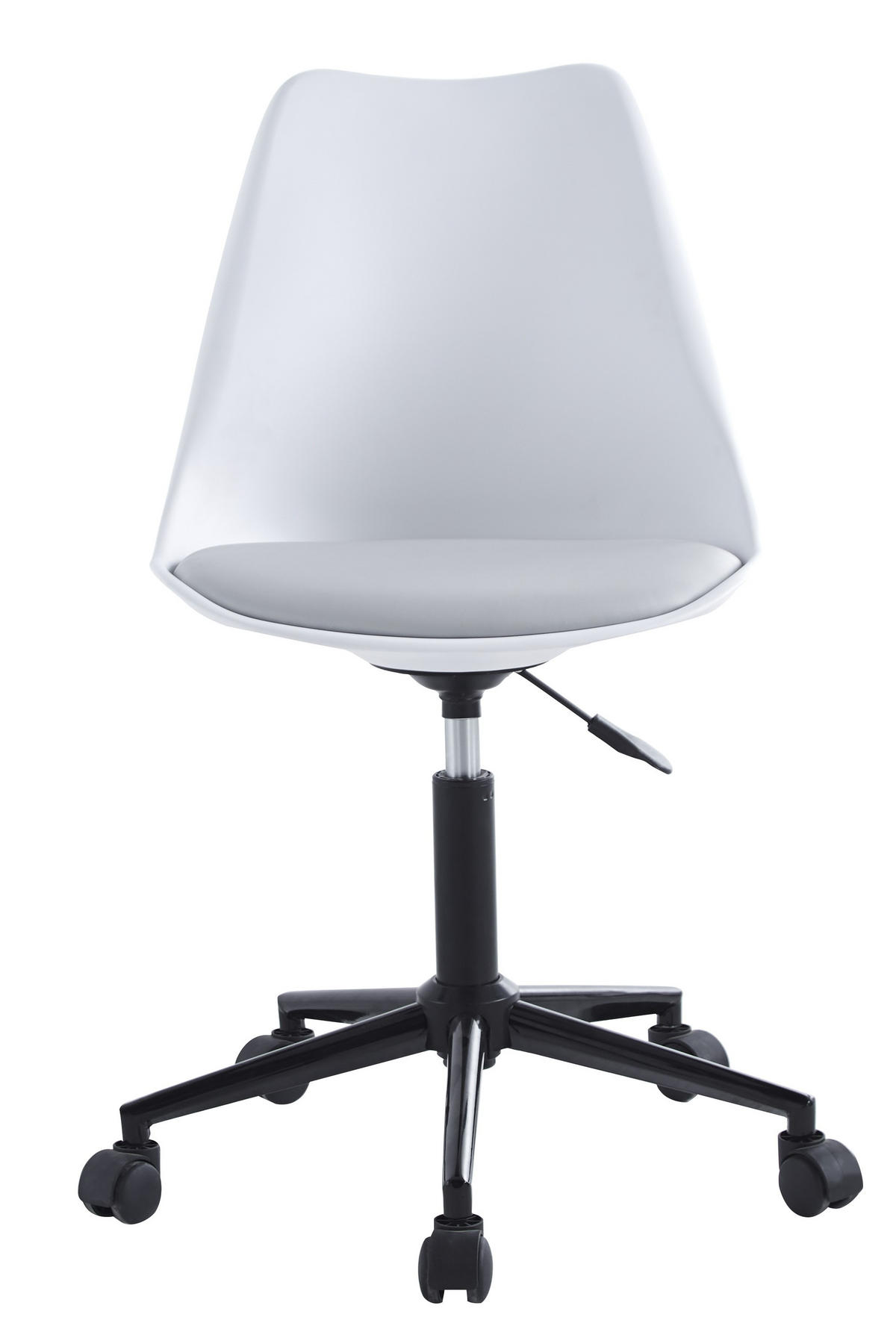 DREHSTUHL Kunstleder Weiß - Weiß, Textil (48.5/83/57cm) - Nordlys