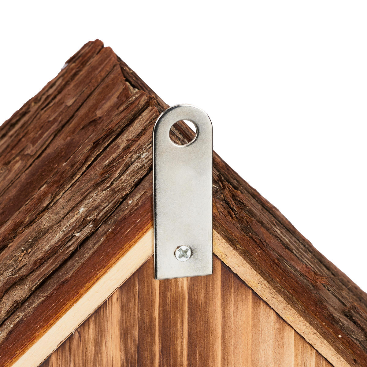 MARIENKÄFERHAUS - Hellbraun, Holz (19/23/12.5cm) - Relaxdays