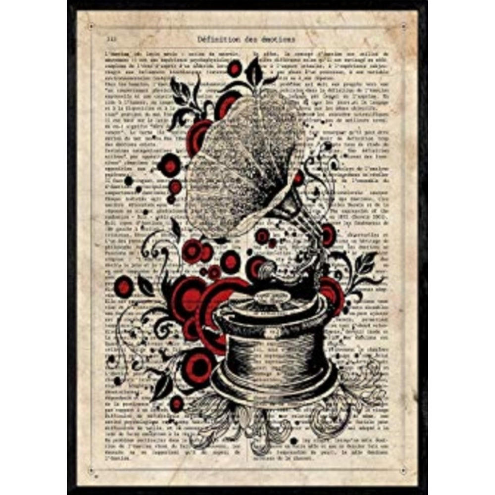 POSTER Jugendstil-Jukebox A4 Rahmenlos - Klar, Papier (29.7/5/21cm) - Nacnic