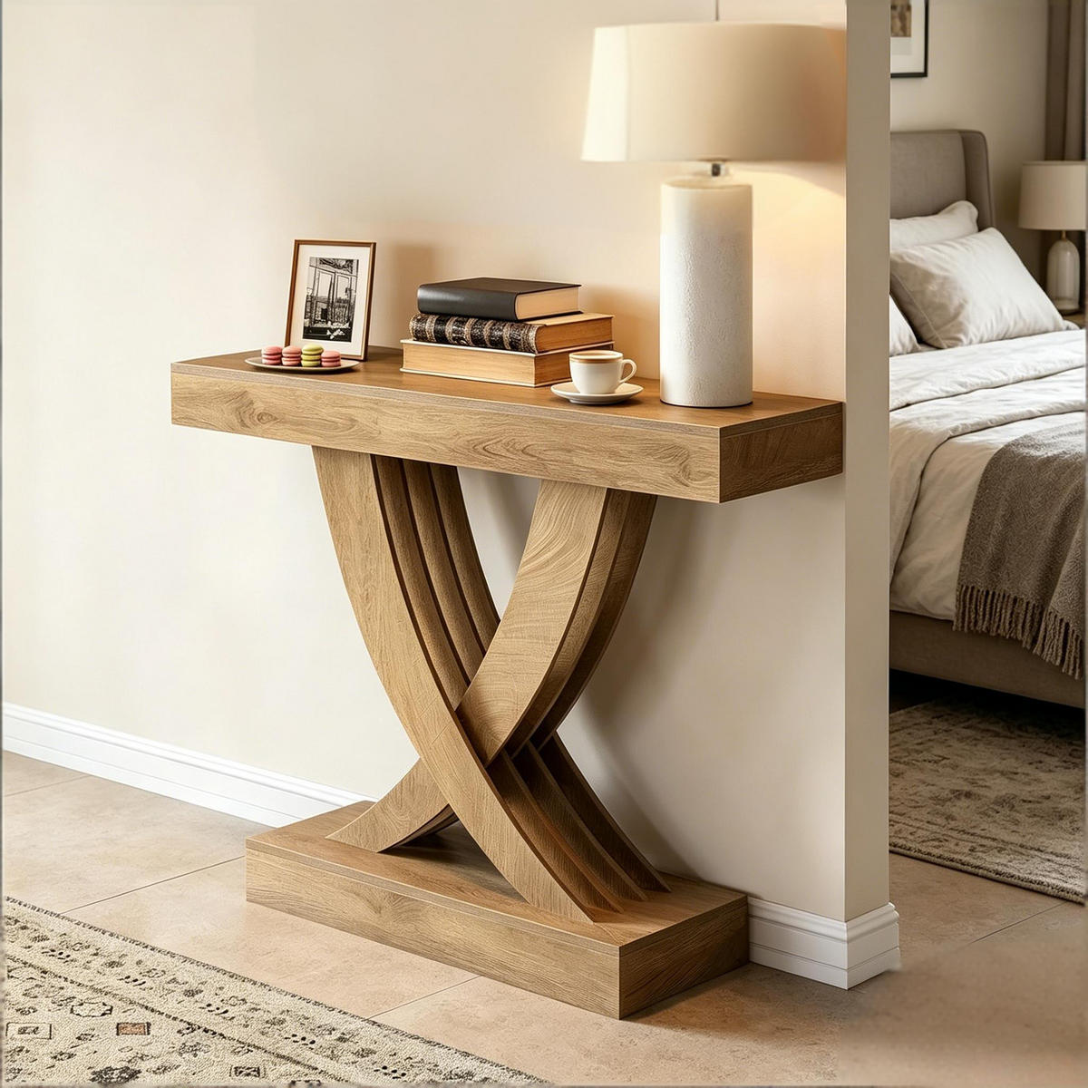 KONSOLENTISCH Braun 110/30/85 cm - Braun, Holzwerkstoff (30/110/85cm) - PANGIVO