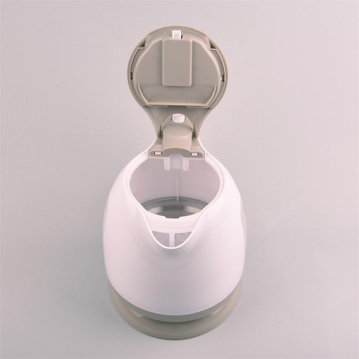 WASSERKOCHER ELEKTRISCH Weiß 16.8/16.8/20 cm MR012BEIGE - Weiß, Kunststoff (16.8/20/16.8cm) - Maestro 