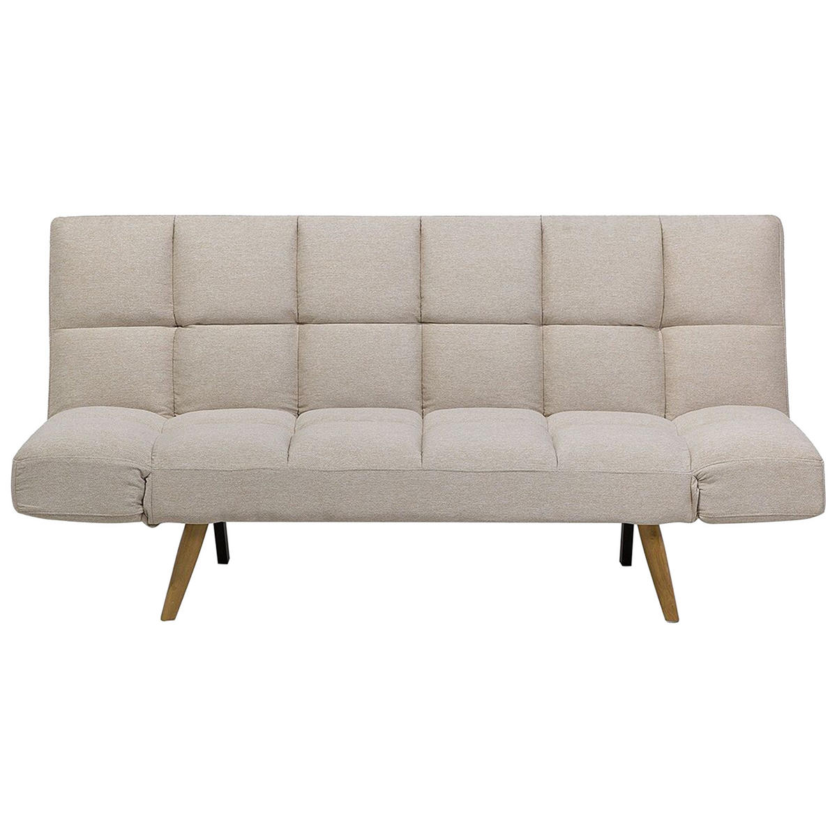 3-SITZER-SCHLAFSOFA Polsterbezug Beige Ingaro - Beige, Textil (182/79/79cm) - Beliani