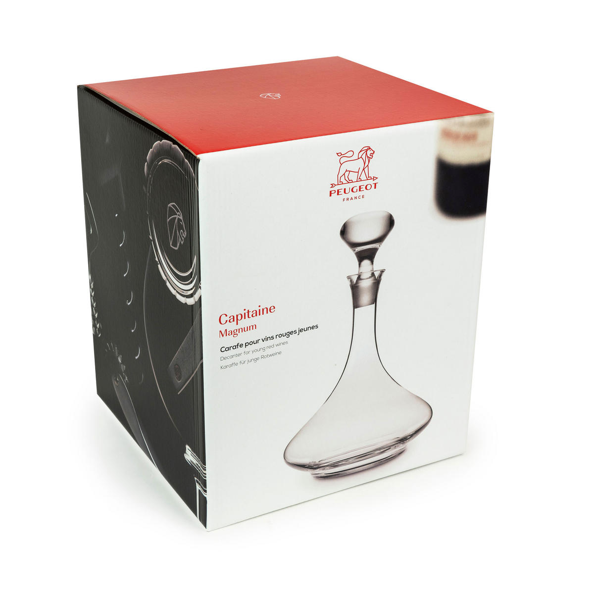 DEKANTER Capitaine Magnum 1.5l Mundgeblasenes Glas - Transparent, Glas (1.5L) - PEUGEOT