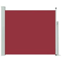 AUSZIEHBARE Seitenmarkise 100x300 cm Rot - Rot, Textil (300/100/300cm) - furnicato